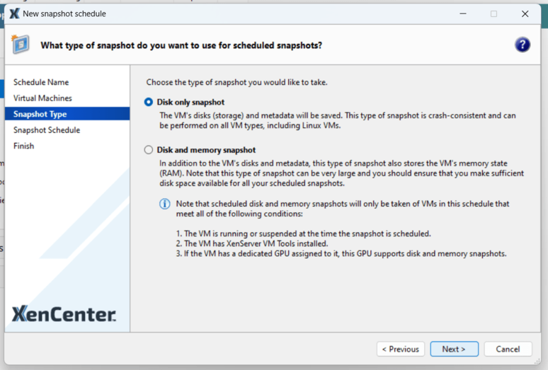 pxm create a new VM