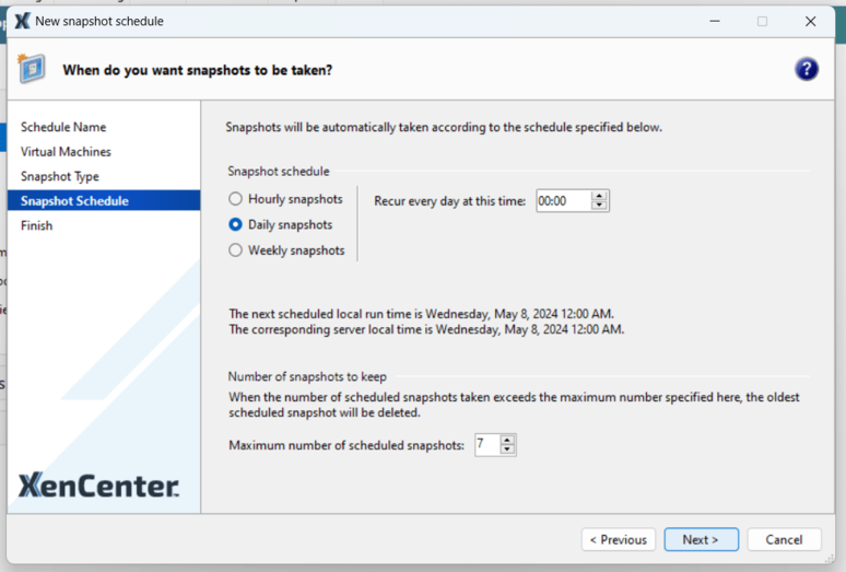 pxm create a new VM